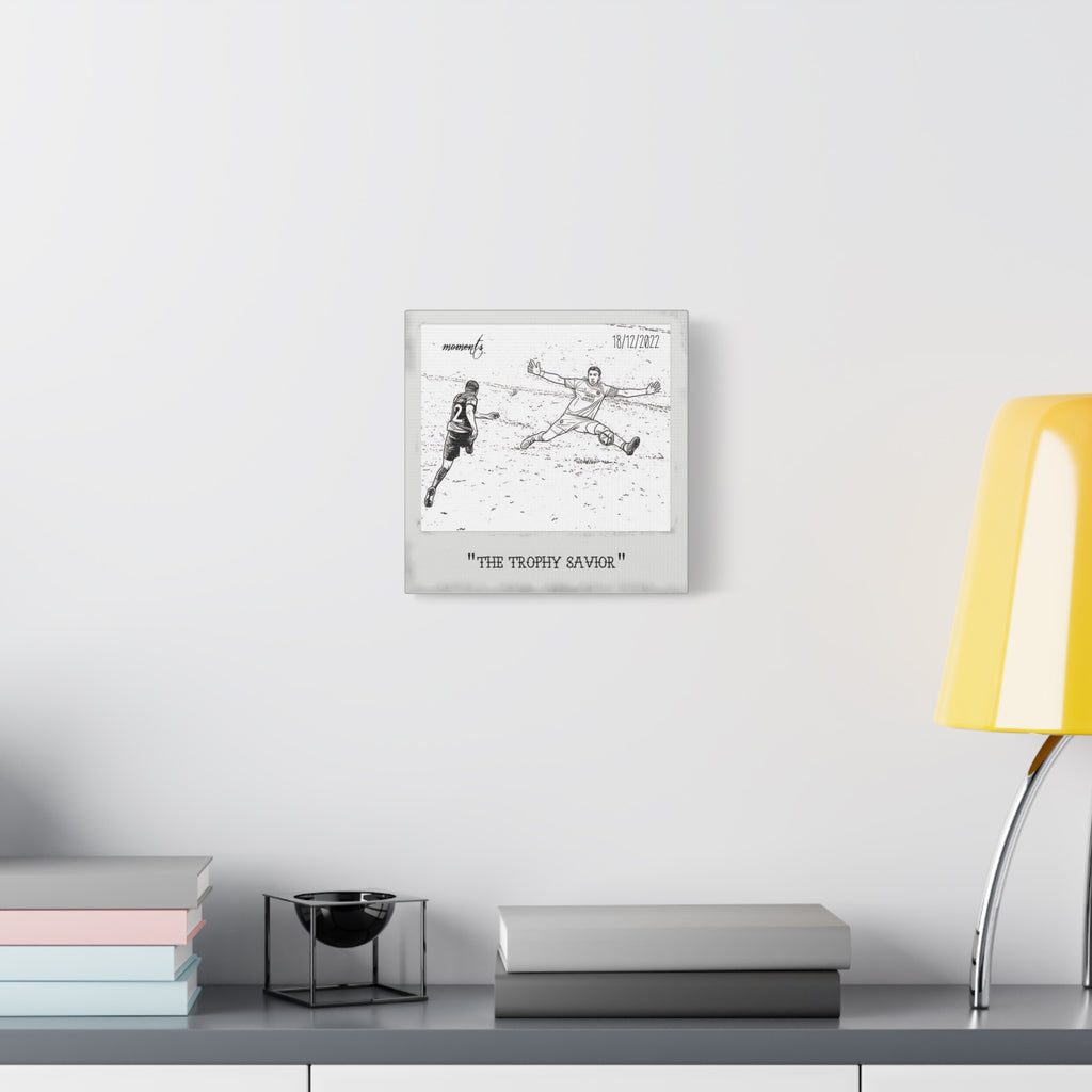 'The Trophy Savior' art canvas