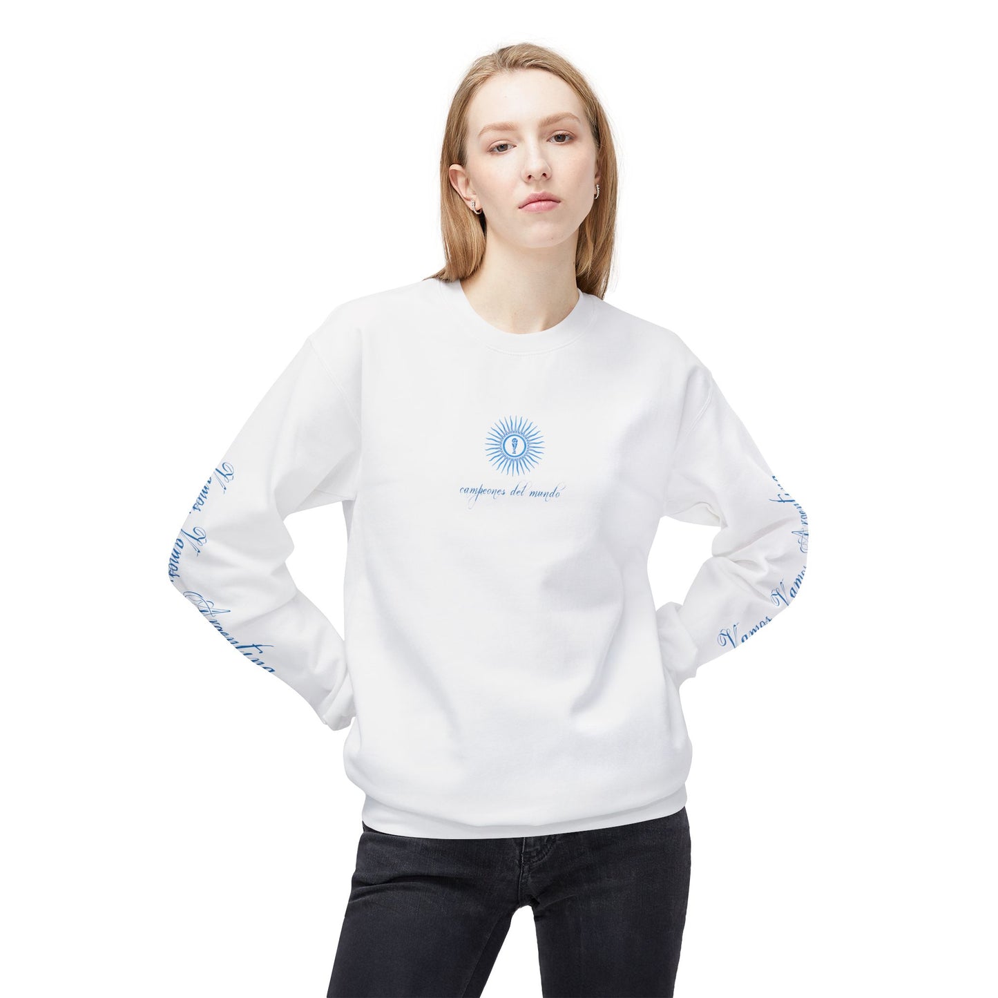 Argentina "campeones del mundo" crewneck sweatshirt