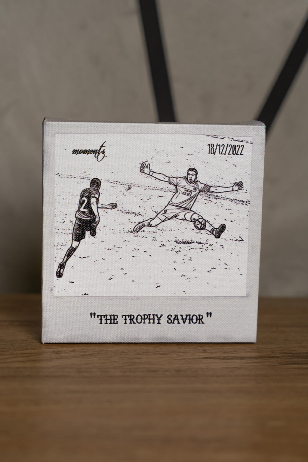 'The Trophy Savior' art canvas