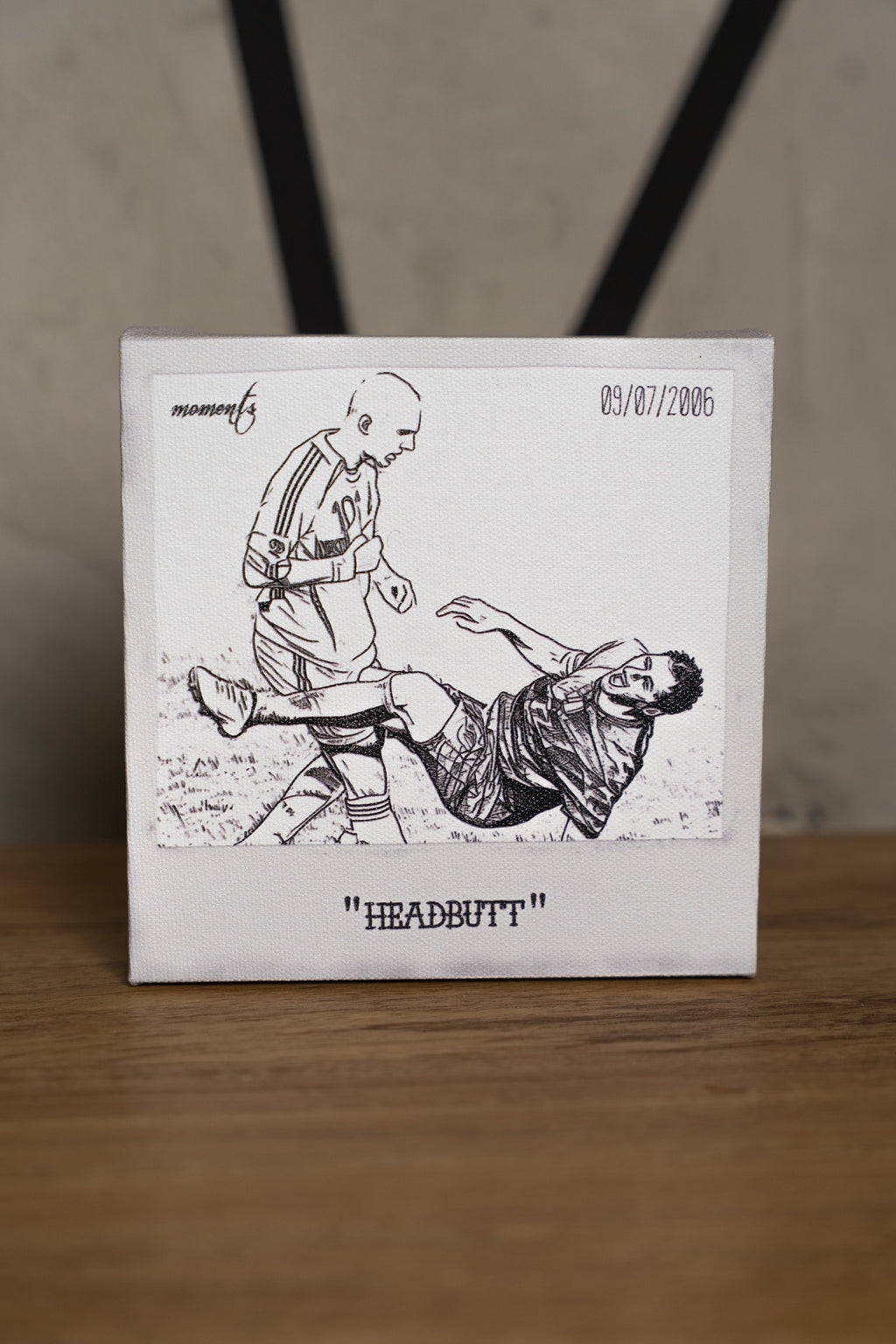 'HEADBUTT' art canvas
