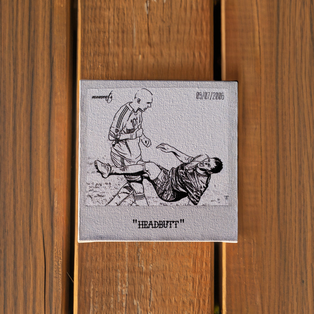 'HEADBUTT' art canvas