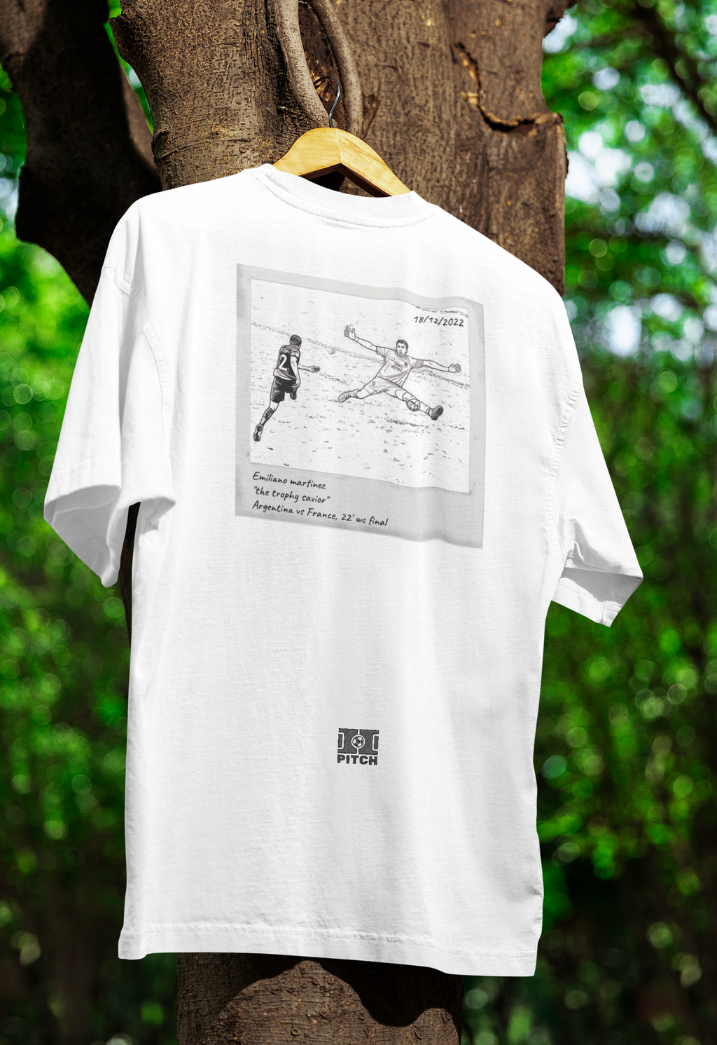 the trophy savior" oversized t-shirt"