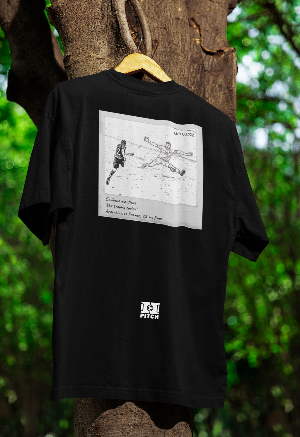 the trophy savior" oversized t-shirt"
