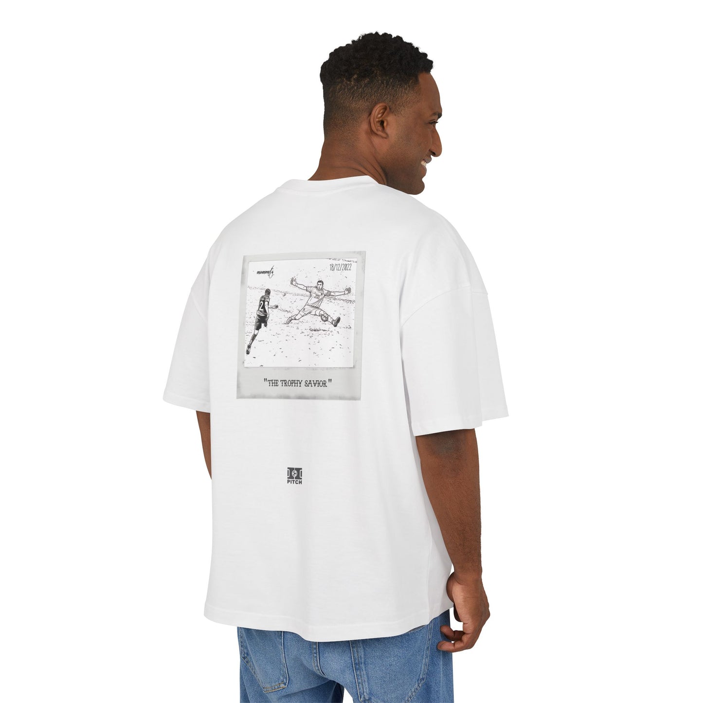 "the trophy savior" oversized t-shirt