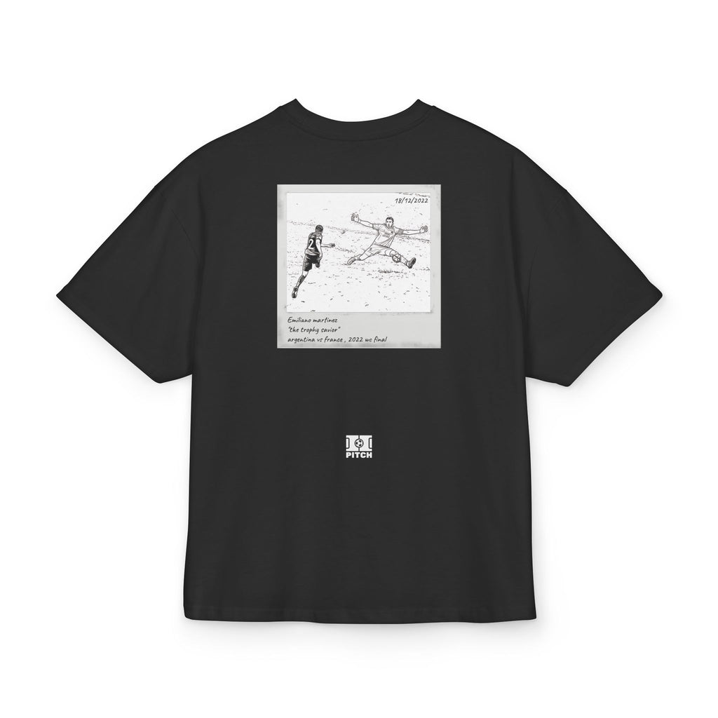 the trophy savior" oversized t-shirt"