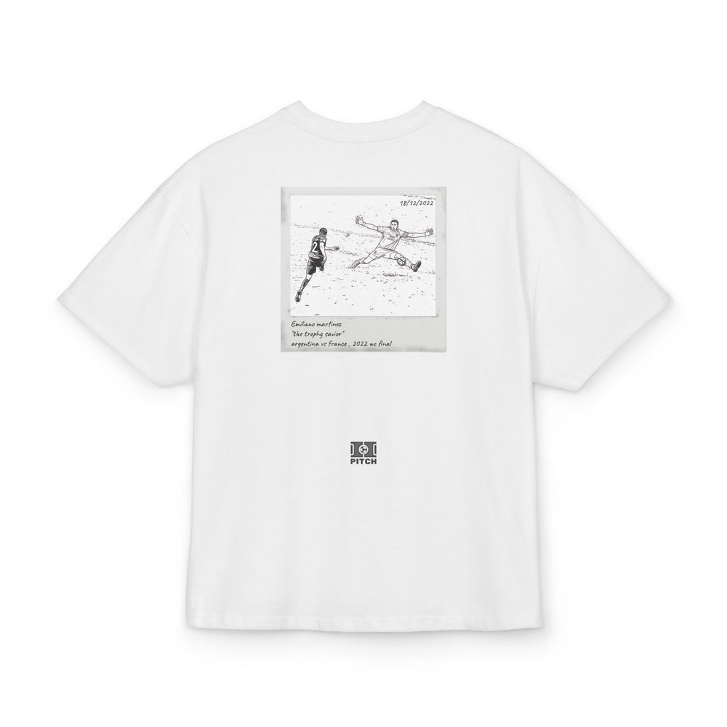 the trophy savior" oversized t-shirt"